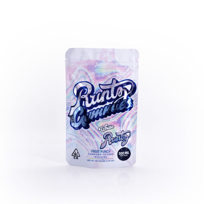 Runtz Fruit Punch Gummies 500mg THC by Monster of Terps – Cannabis-infused gummies with a delicious fruit punch flavor for relaxation and relief.
