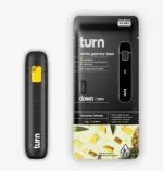 Turn | 2.0g AIO | White Gummy Bear 2g Disposable Vape in White Gummy Bear is here to give you a smooth, sweet cannabis experience that’s both potent and flavorful. Each device packs 2 grams of top-tier cannabis oil, known for its purity and strong effects. The Turn | 2.0g AIO | White Gummy Bear Flavor is a treat—sweet, candy-like, and with a little tropical fruit twist that makes every hit feel like a mini vacation. Take your time with it. The high creeps in slowly, building up to a nice, balanced buzz that’s perfect for winding down after a busy day, focusing on a project, or just relaxing and letting go. It’s the kind of vibe that’s mellow yet satisfying—like having your sweet tooth and your chill moments all in one. Think Pineapple Express energy. Balanced effects. Perfect for road trips, creative vibes, or just zoning out. Made with pure, fresh California-grown cannabis, Turn’s Botanica Blends are all about bringing you the cleanest, best oil—from seed to pen. No shortcuts. Just smooth, high-potency goodness in every puff.r flavor from Monster of Terps, with sleek packaging and a candy-inspired theme.