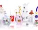 Different types of bongs displayed on a table