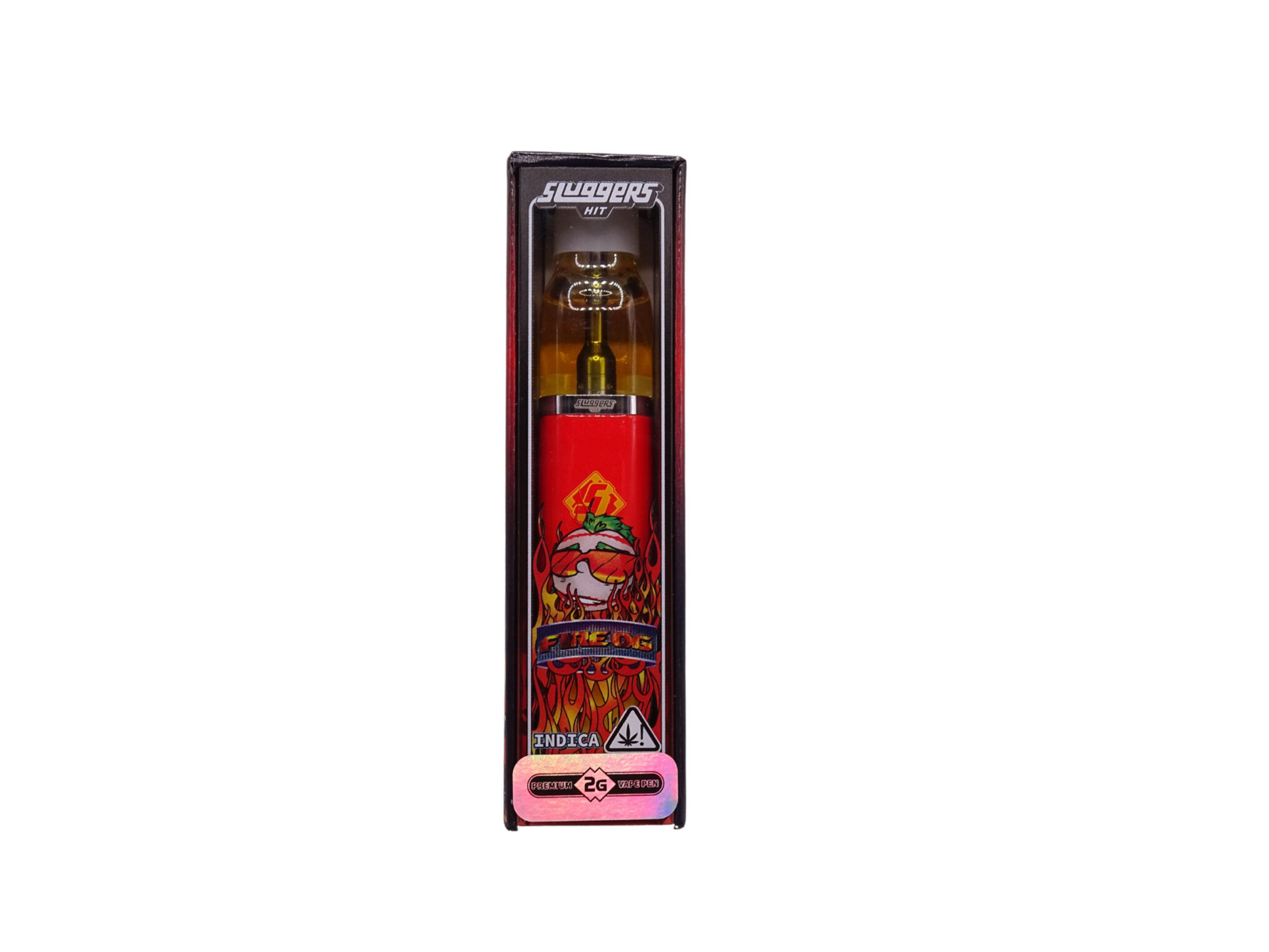 Sluggers Fire OG Disposable vape pen with sleek design and premium cannabis oil